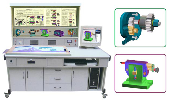 LG-FZ07B型 機械制圖多媒體三維測繪設計實訓裝置