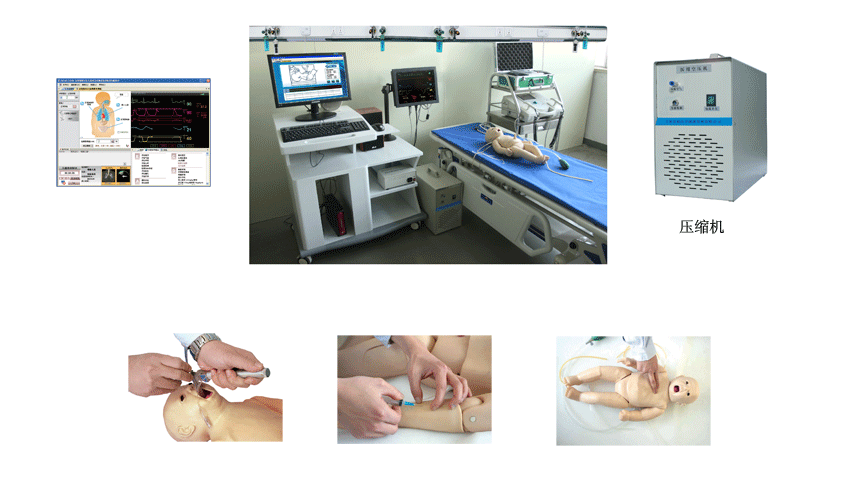 新生兒綜合急救技能訓(xùn)練模型，新生兒急救訓(xùn)練系統(tǒng)