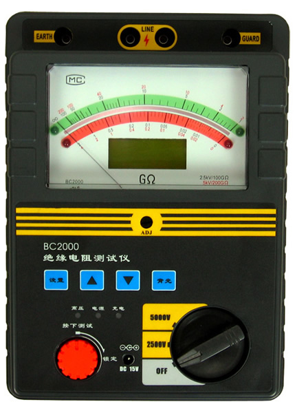 BC2000/BC2010型系列 絕緣電阻測試儀